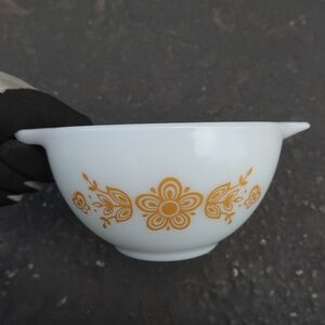 Vintage Pyrex 441 Butterfly Gold Bowl Cinderella Ovenware MCM Midcentury Decor